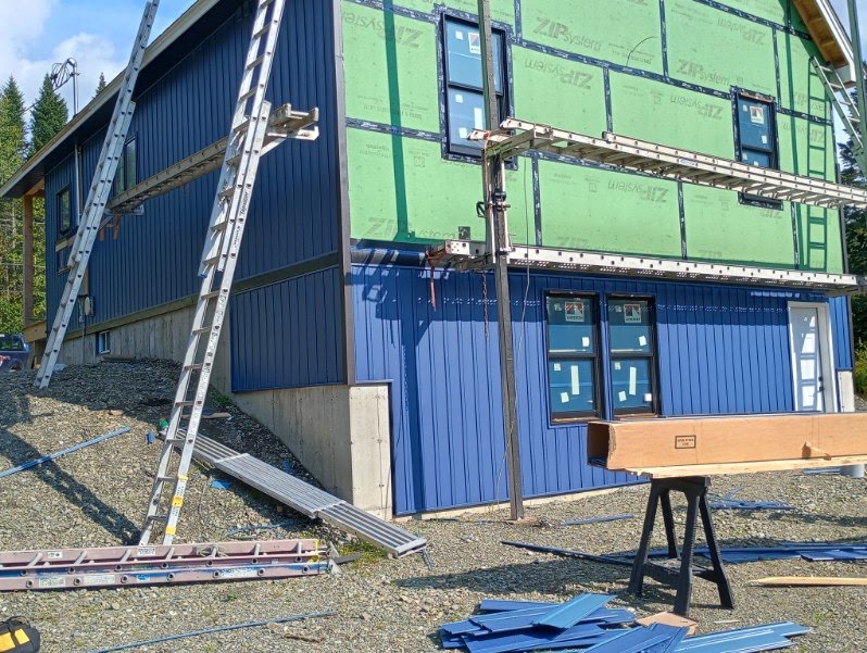Beautiful vinyl siding installation