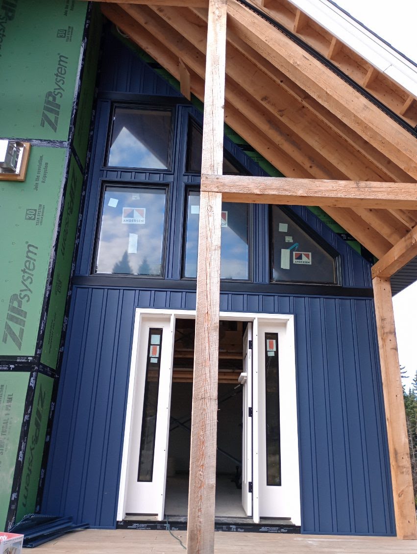 Beautiful vinyl siding installation