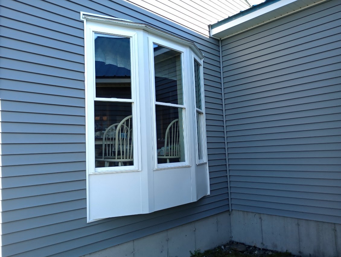 Beautiful vinyl siding installation