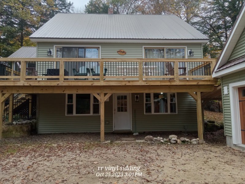 Beautiful vinyl siding installation