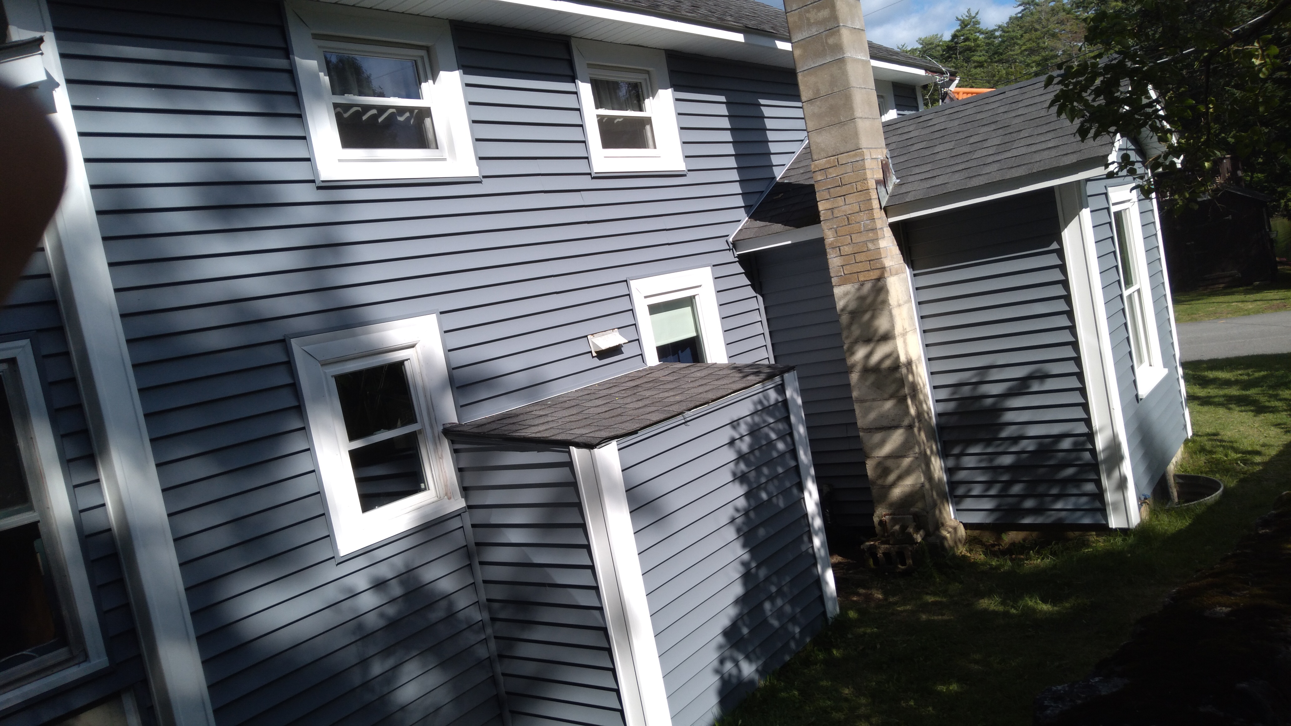 Beautiful vinyl siding installation