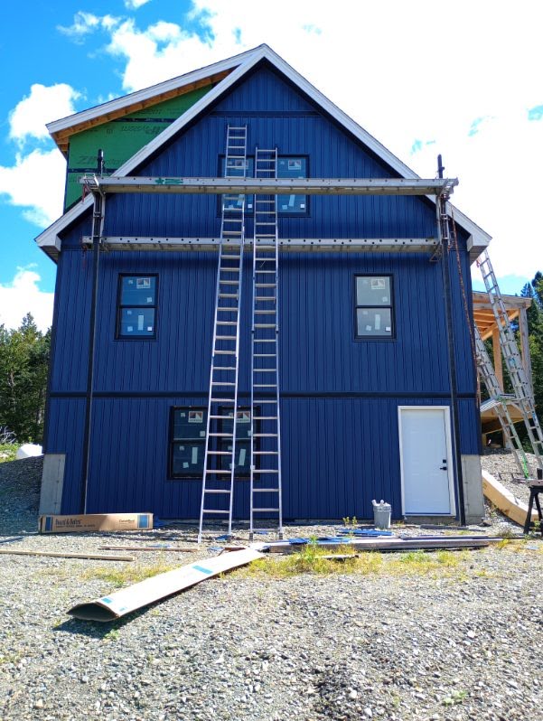 Beautiful vinyl siding installation